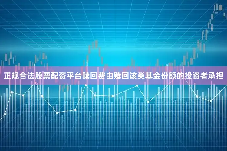 正规合法股票配资平台赎回费由赎回该类基金份额的投资者承担